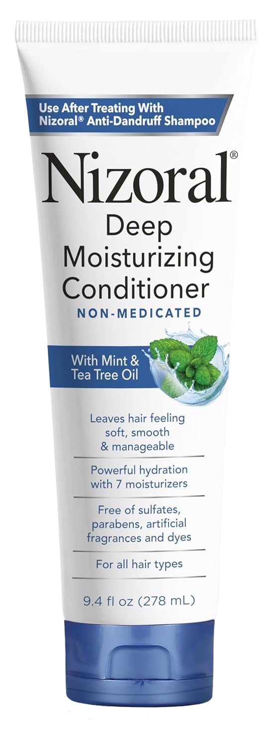 Nizoral Deep Moisturizing Conditioner | Mint & Tea Tree | Sulfate-Free 9.4 oz
