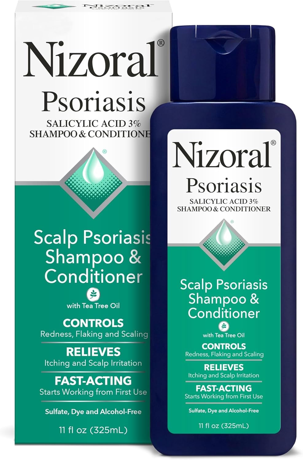 Nizoral Scalp Care Shampoo & Conditioner | Cleansing Relief Formula | 11oz