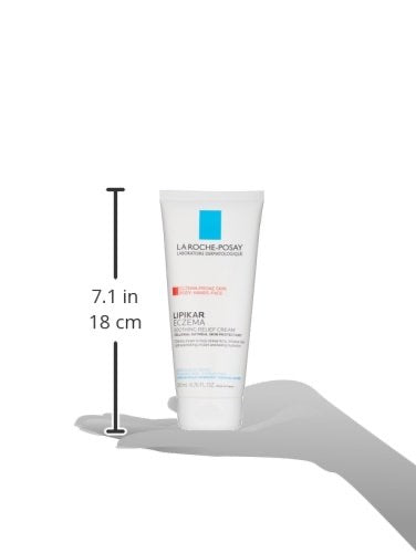 La Roche-Posay Lipikar Soothing Relief Eczema Cream – Face & Body Moisturiser for Sensitive, Dry Skin with Colloidal Oatmeal